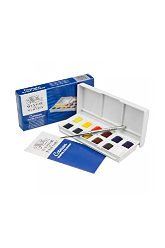 Winsor & Newton Cotman Water Colour Sketchers’ Pocket Box 1 pcs sku# 1841676MA