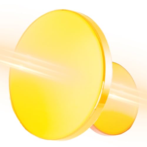 CO2 Laser Lens Dia 20mm FL: 2″ / 50.8mm Laser Mirror CVD ZnSe Focus Focal Lens for CO2 Laser Engraving Cutting Engraver/Cutter 40W-200W (Dia:20mm