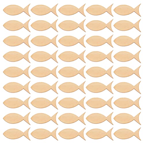 Sewroro 200pcs Animals Wooden Paint Crafts Wooden Slice Unfinished Ornament Crafts Fish Netting Mariposas Decorativas para Pared DIY Painting