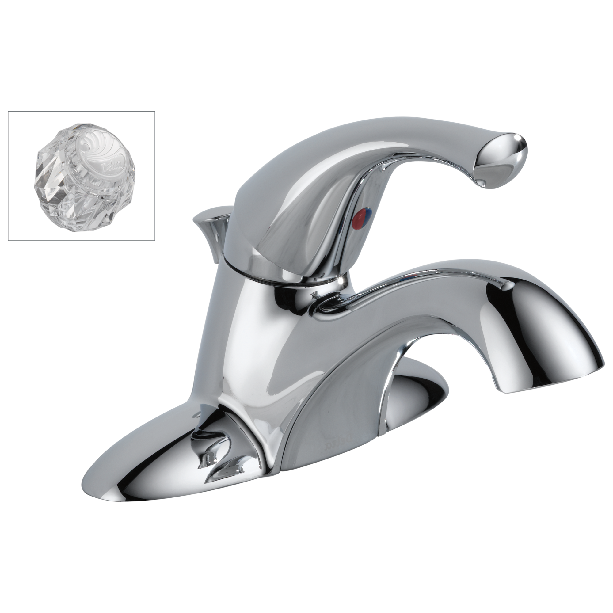 Delta 521-ECO-DST-A Classic Single Handle Center Set Bathroom Faucet