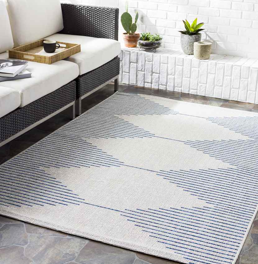 Okswerd Global Pale Blue Area Rug