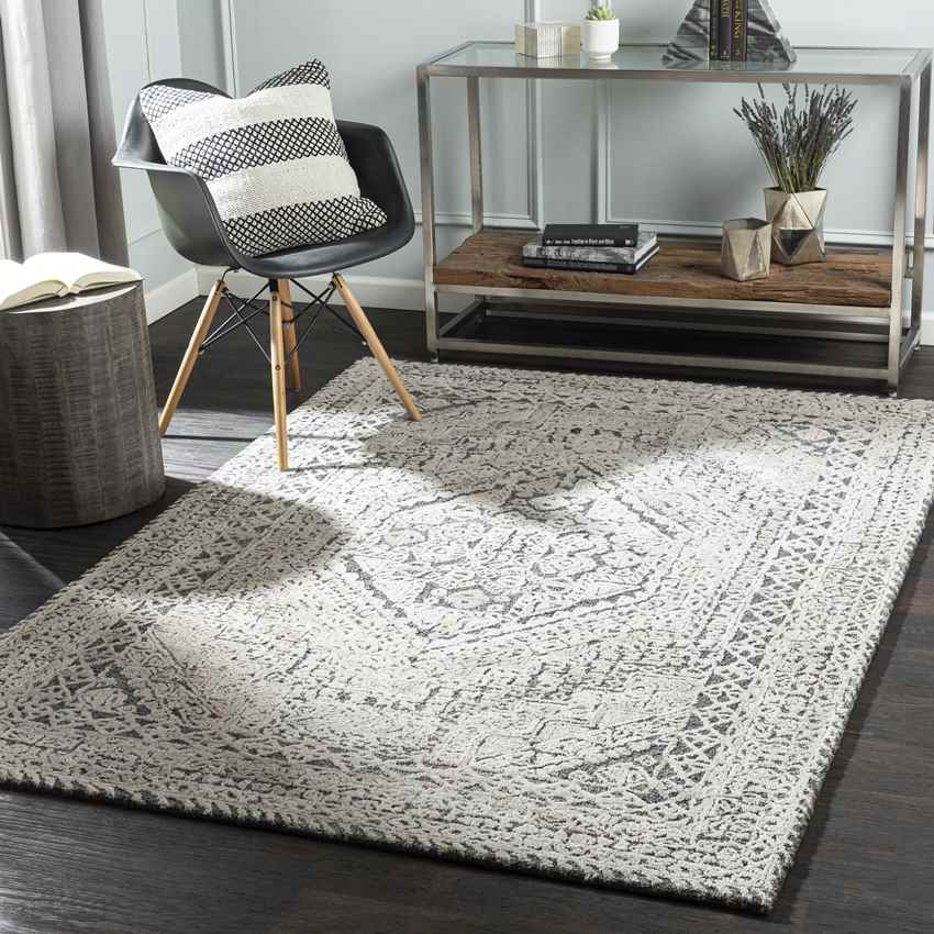 Lutjegast Traditional Beige Area Rug