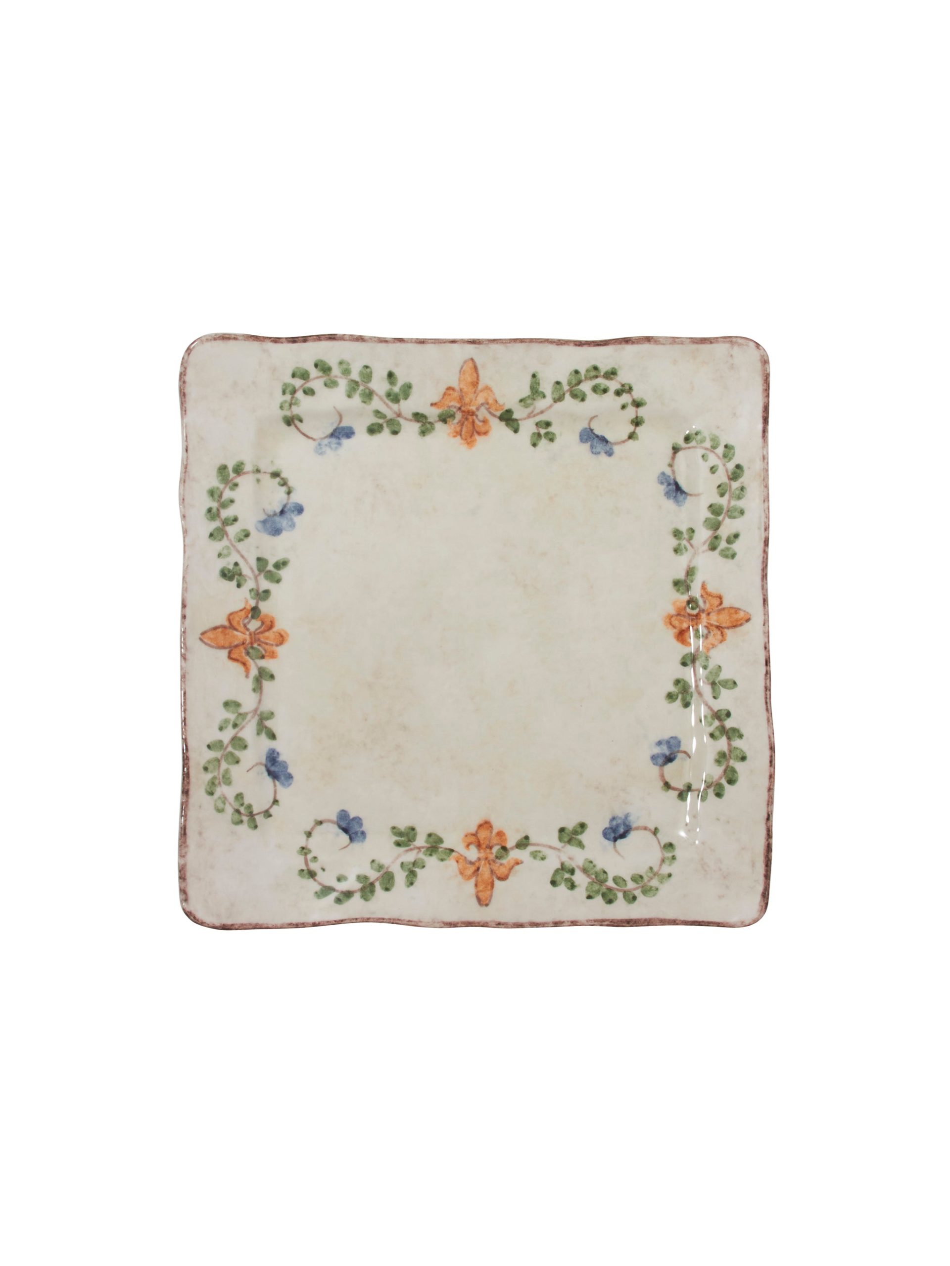 Arte Italica Medici Square Dinner Plate