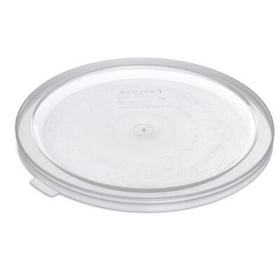 Carlisle 125230 – Bain Marie Food Storage Lid, for 12-18-22 qt. round container, translucent, (Case of 6)