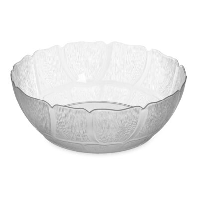 Carlisle 691407 – Petal Mist Bowl, 5.6 qt., 12″ dia., floral shaped edge, clear, (Case of 4)