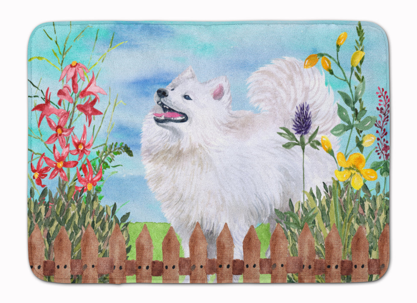 Samoyed Spring Machine Washable Memory Foam Mat CK1253RUG