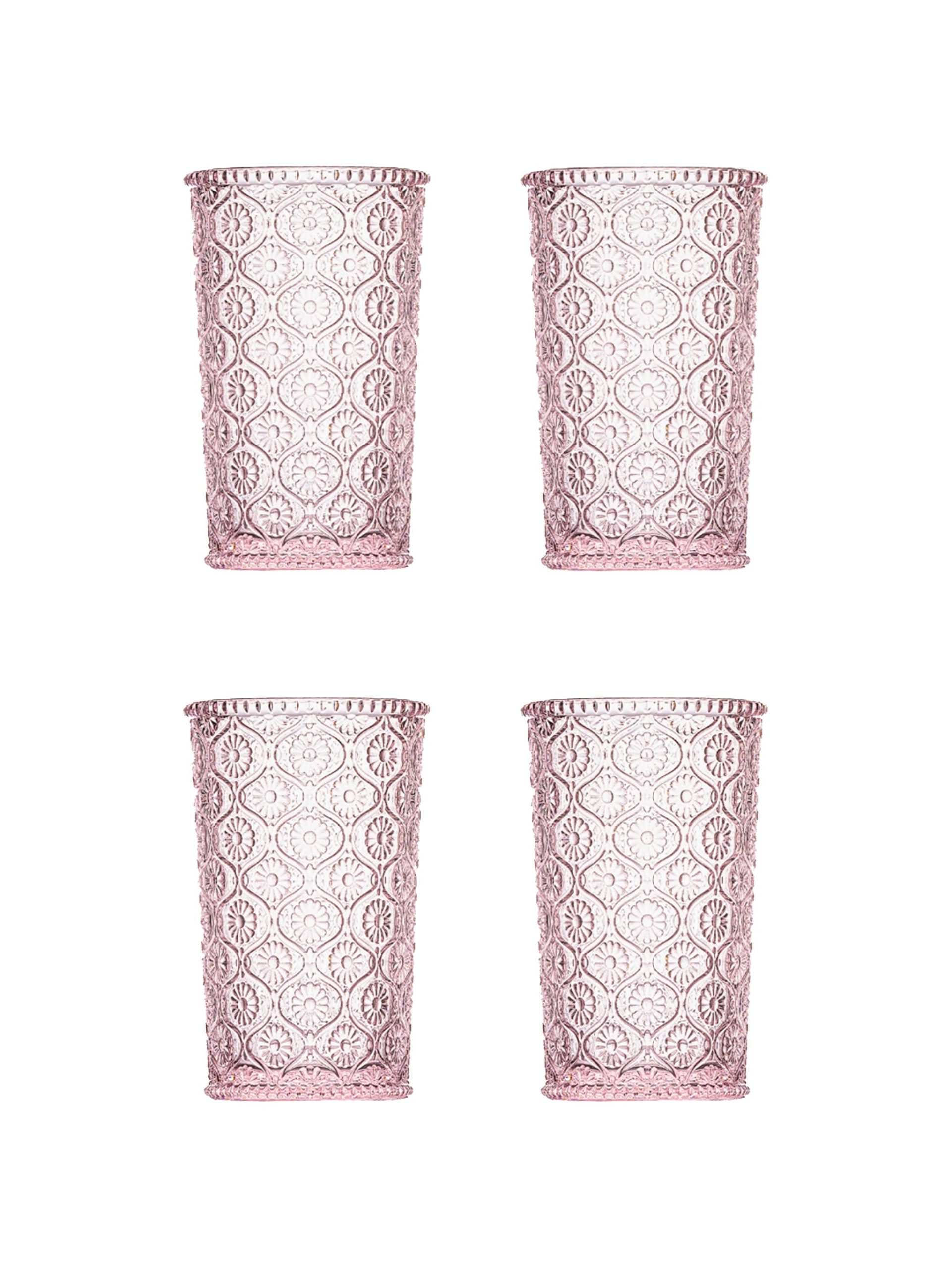 Cameo Pink Highball Glasses