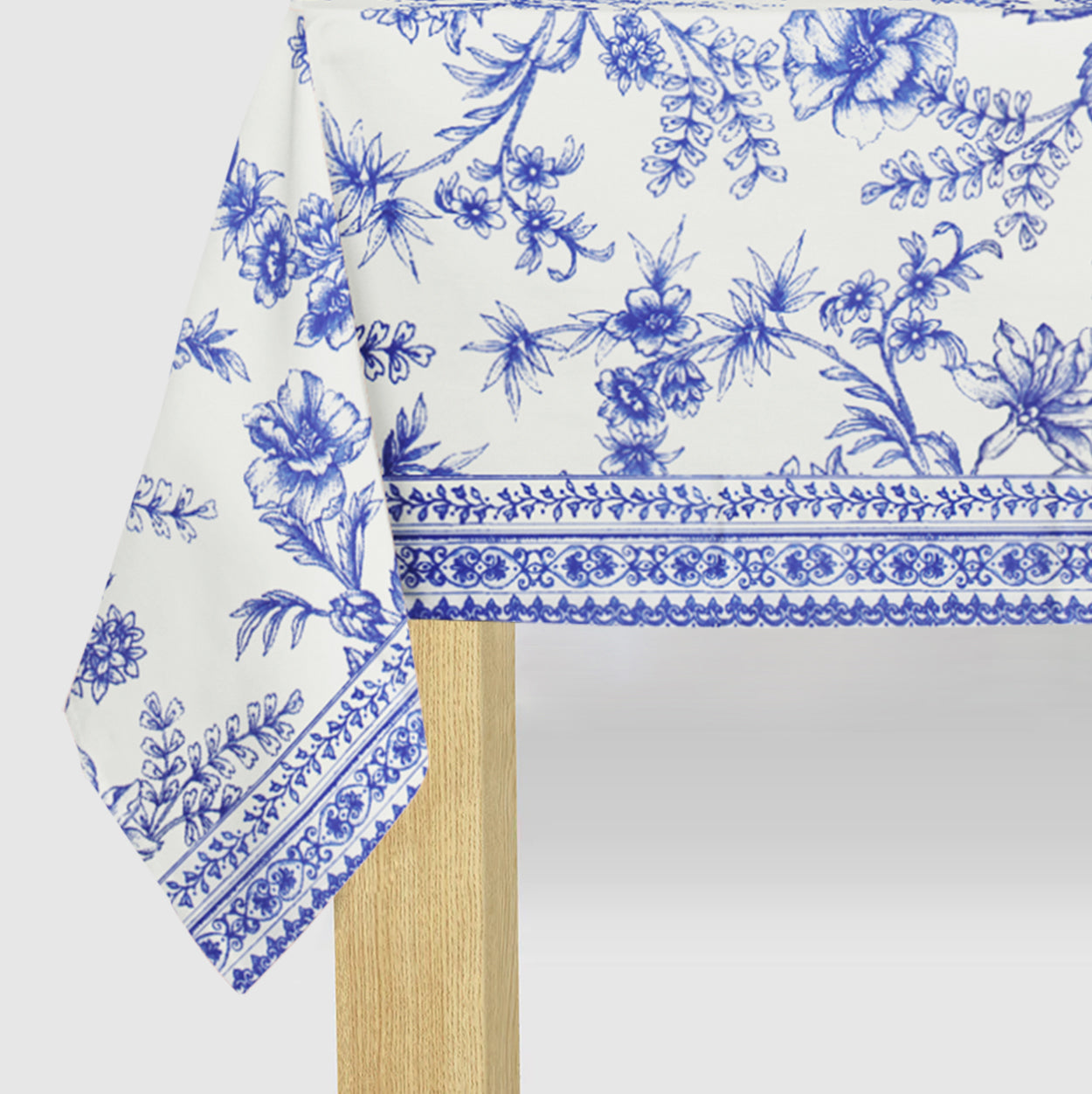 Blue Toile Paper Tablecloth by Coterie