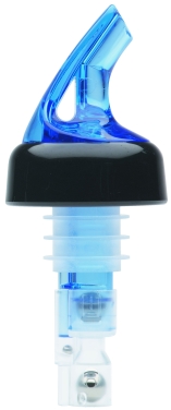 Precision Pourers 200BLC – 2 oz. collared pourer. Blue in color ( Sold per dozen )