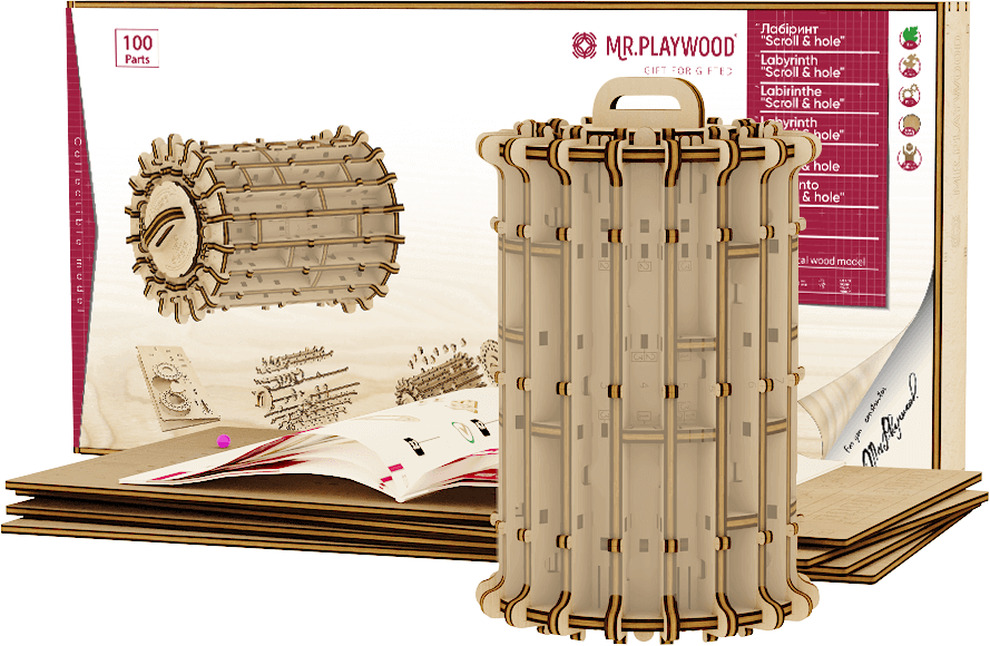 MECHANICAL LABYRINTH SCROLL&HOLE by Wise Elk