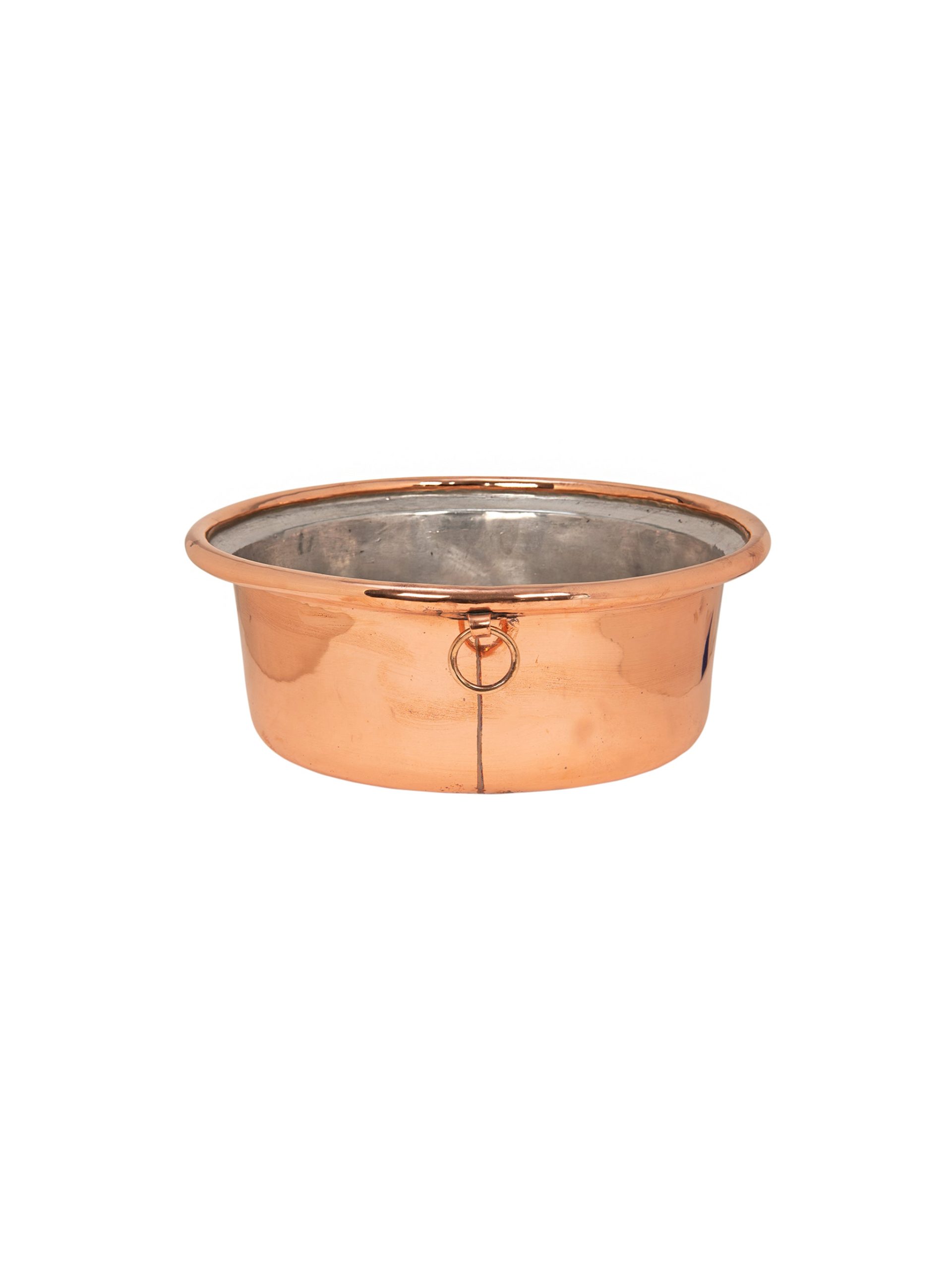 Vintage 19th Century French Copper Mixing Bowl