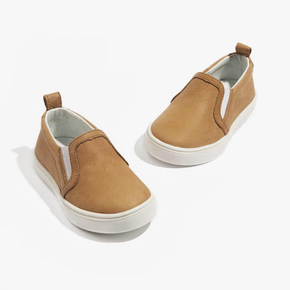 Weathered Brown Slip-on Sneaker