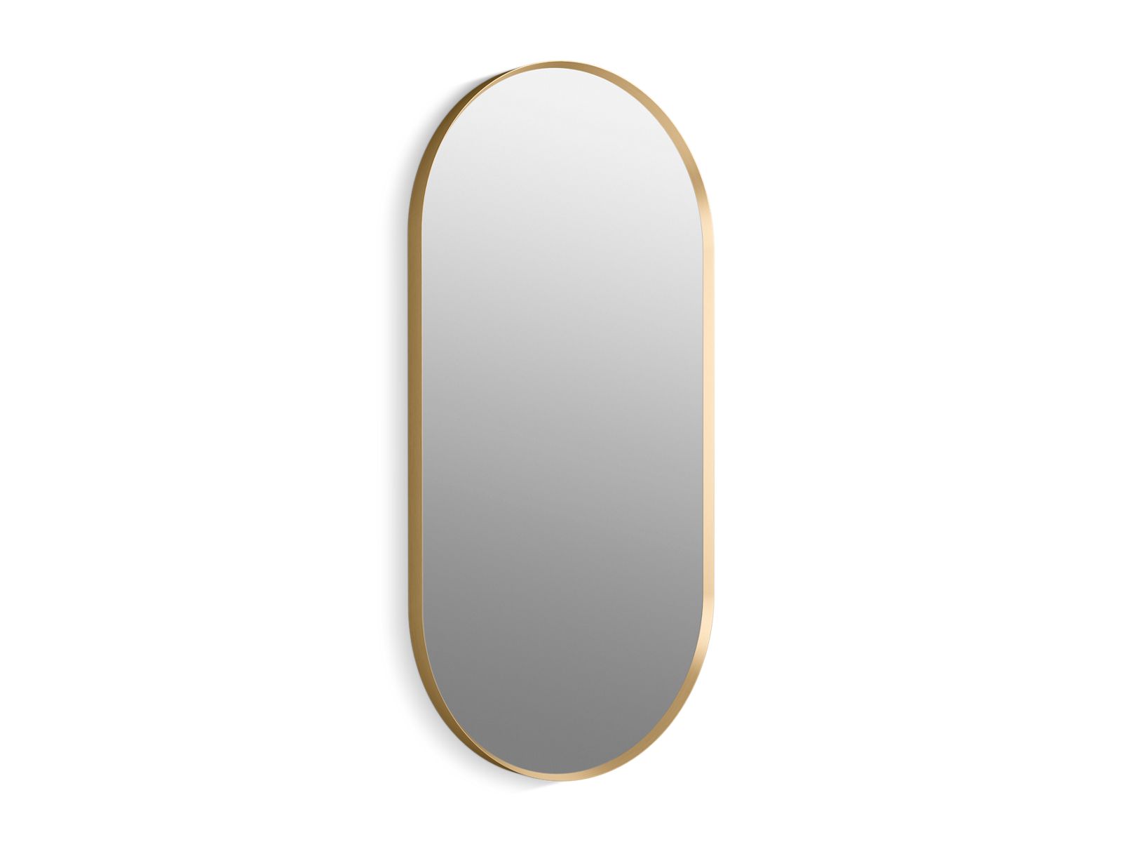 KOHLER K-26051-BGL Essential 20″ X 40″ Capsule Framed Mirror In Moderne Brushed Gold