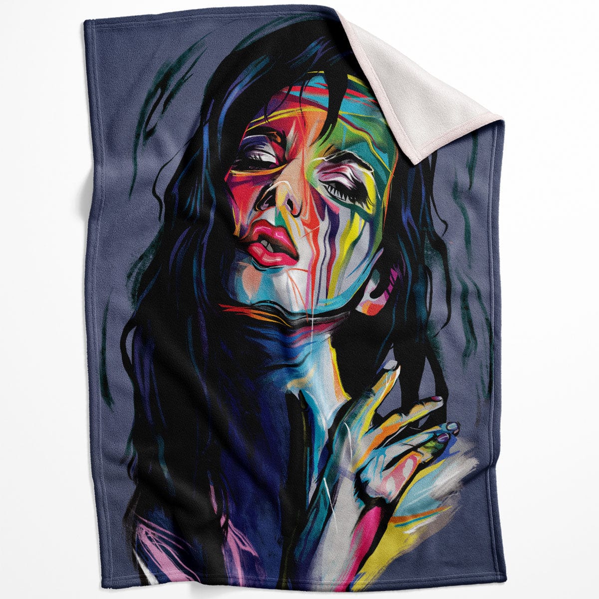 Abstract Woman A Blanket