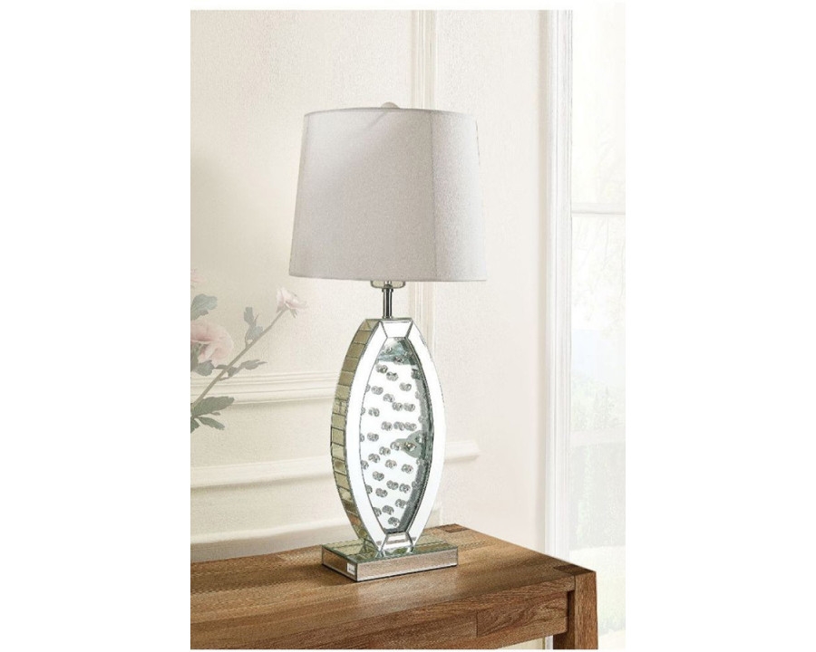 ACME – Nysa Table Lamp in Mirrored/Faux Crystals (40215)