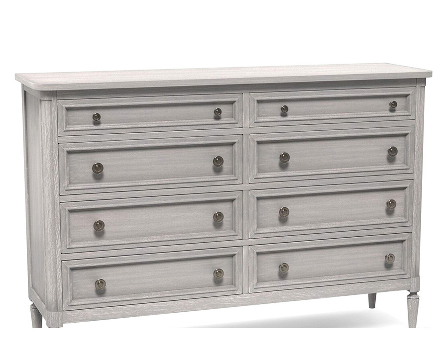 A.R.T. – Artiste Chippy Gray Charlotte 8 Drawer Dresser