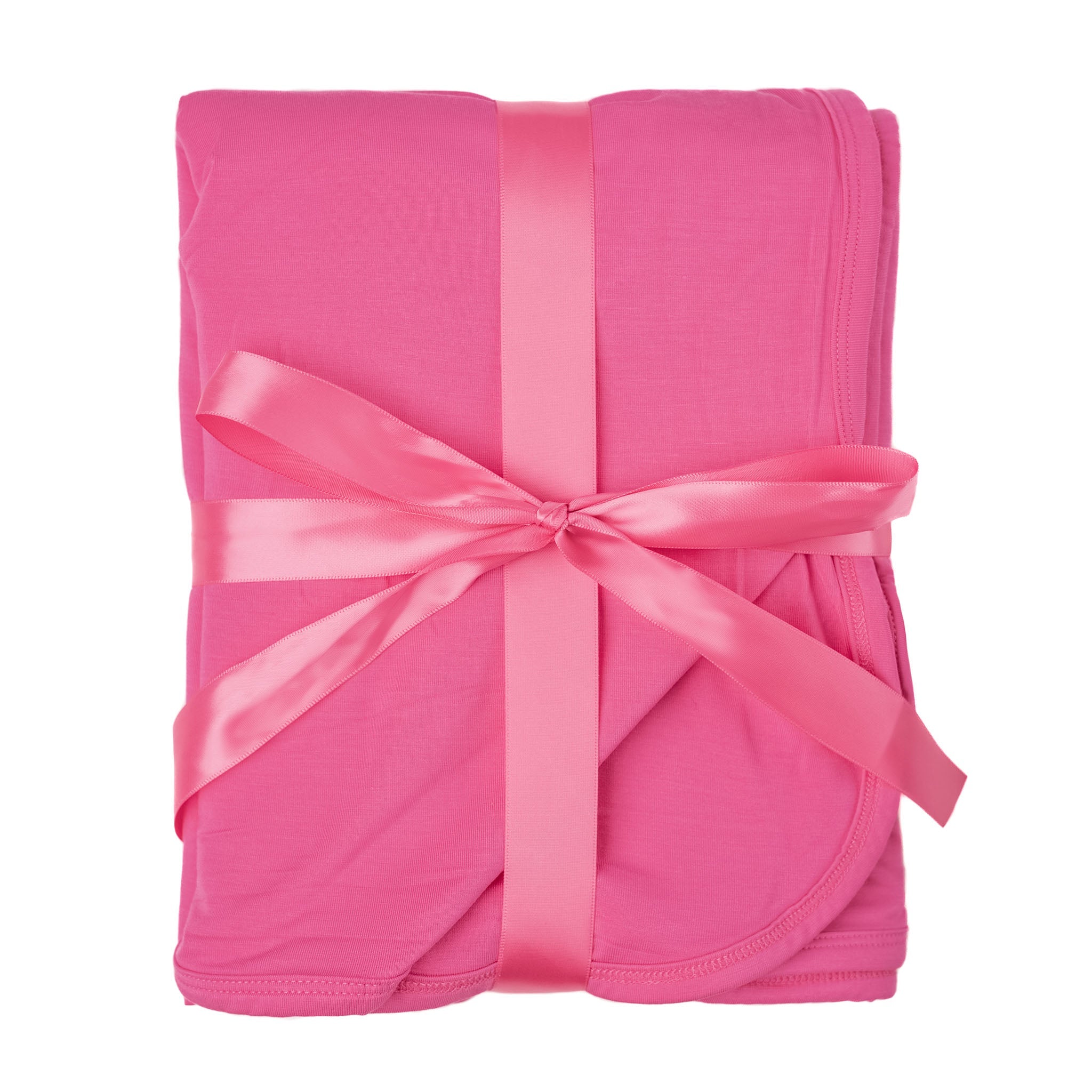 Rose Pink | Double Layer Bamboo Toddler Blanket