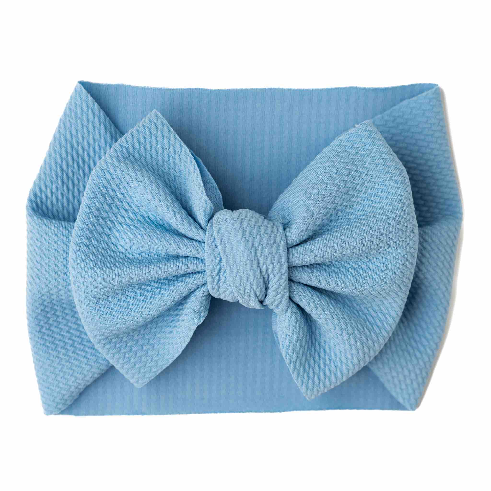 Steel Blue | Headwrap Bow