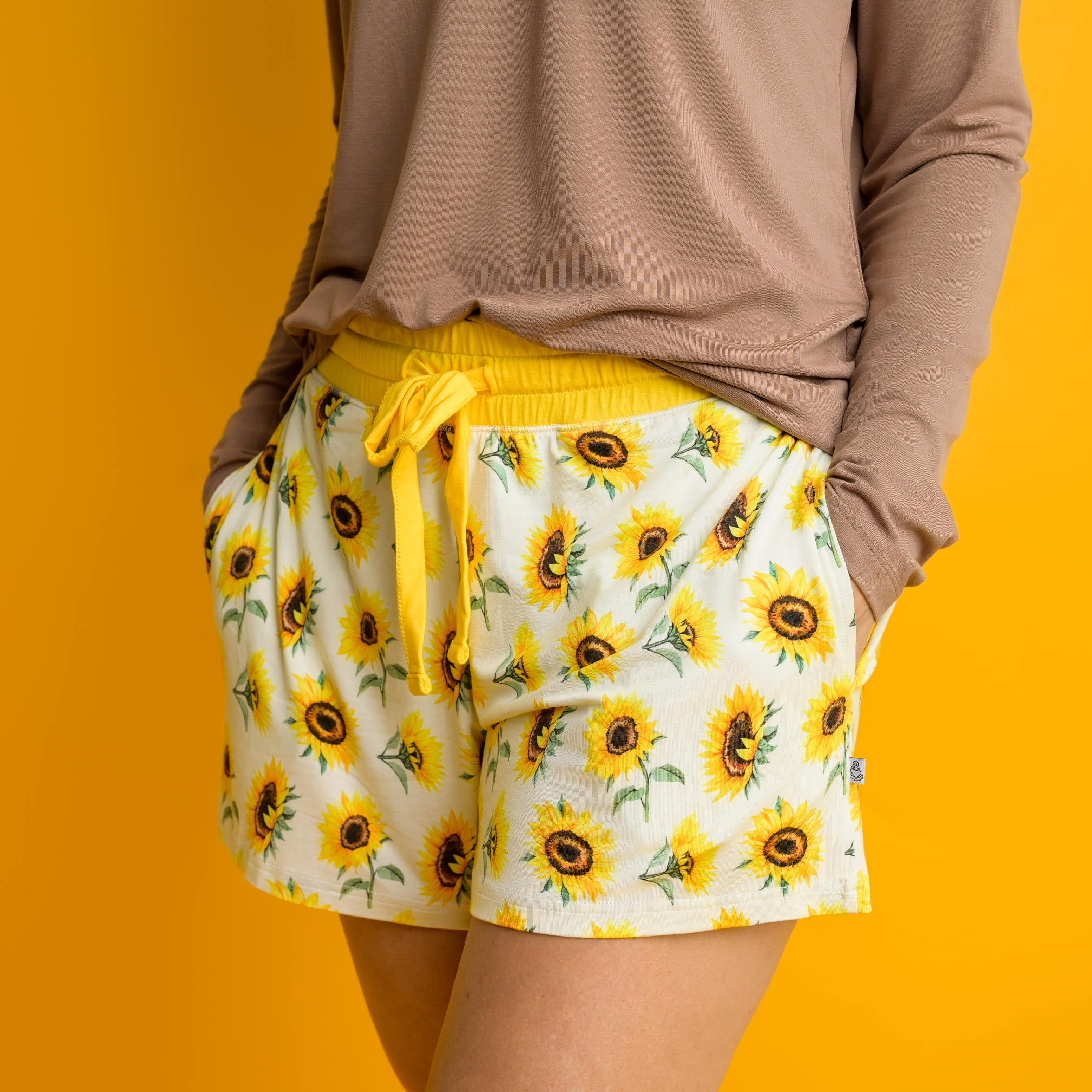 Sunflowers | Women’s Bamboo Pajama Shorts