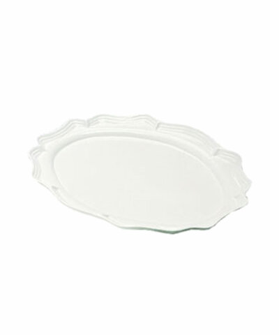 Bon Chef 2029 – Queen Anne Platter, 16-3/4″ x 22″ , oval, aluminum with Pewter-G