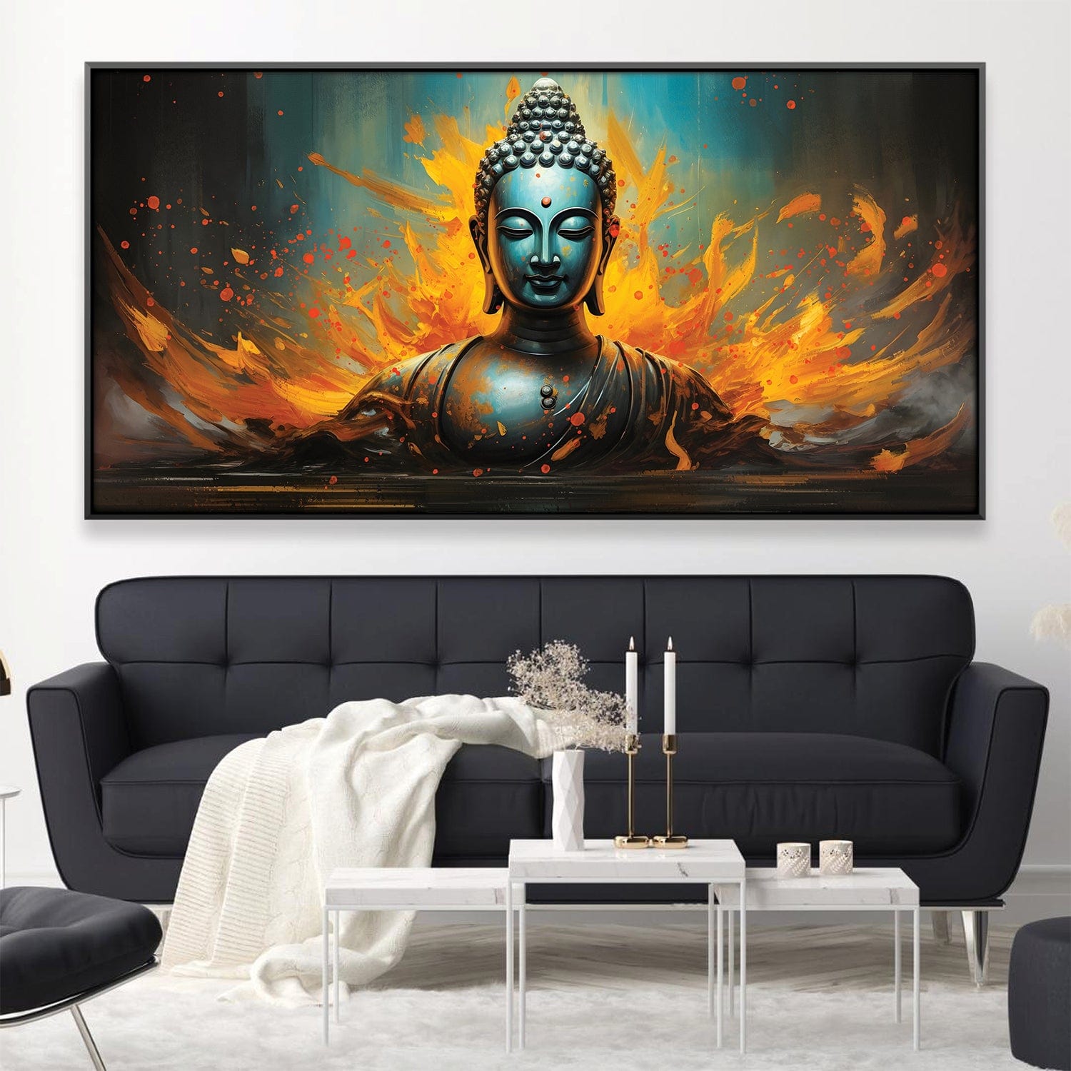 Buddha Splash Canvas