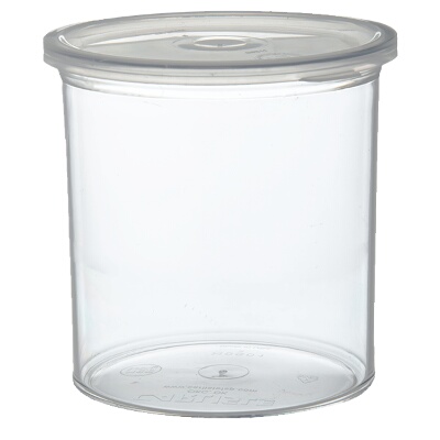 Carlisle 030107 – Classic Crock, 1.2 qt., snap-on lid, high-gloss finish, SAN, clear, (Case of 12)