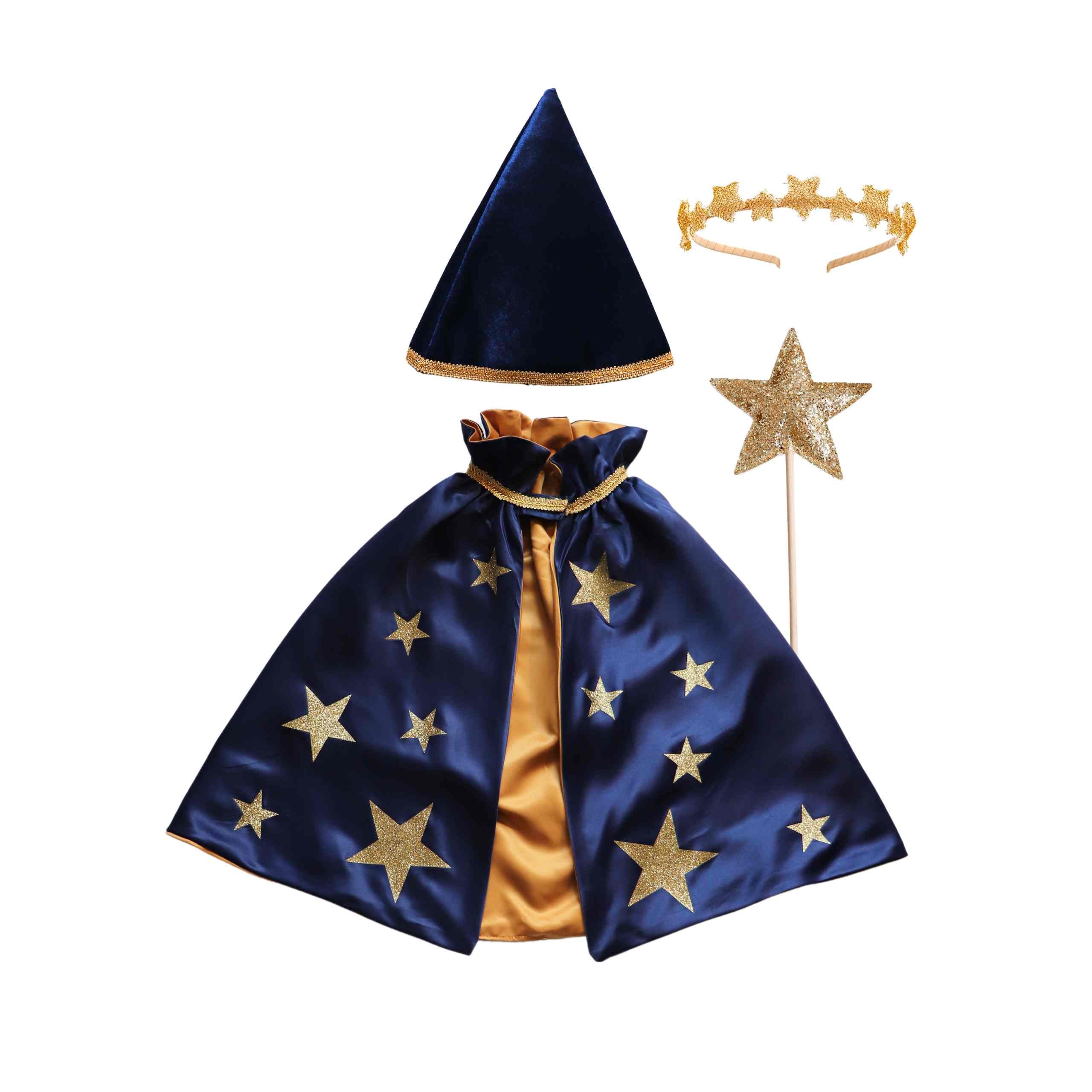 Magical Wizard Cape Set – Navy