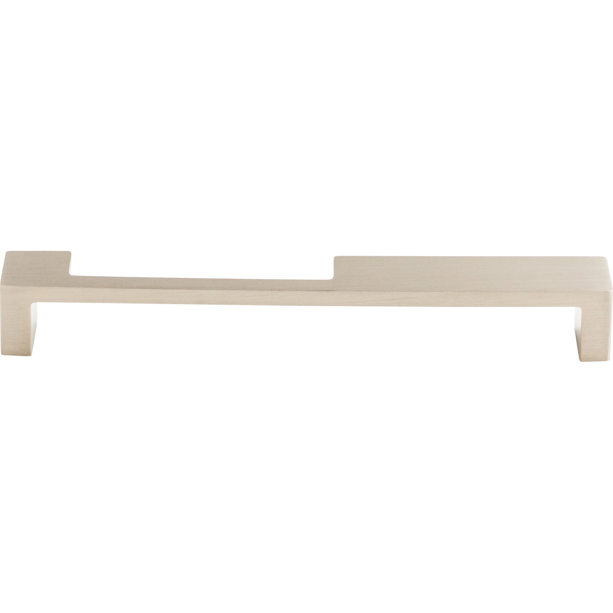 TOP KNOBS TK260BSN Modern Metro Notch Pull B 7″ Center to Center Bar Pull – Brushed Satin Nickel