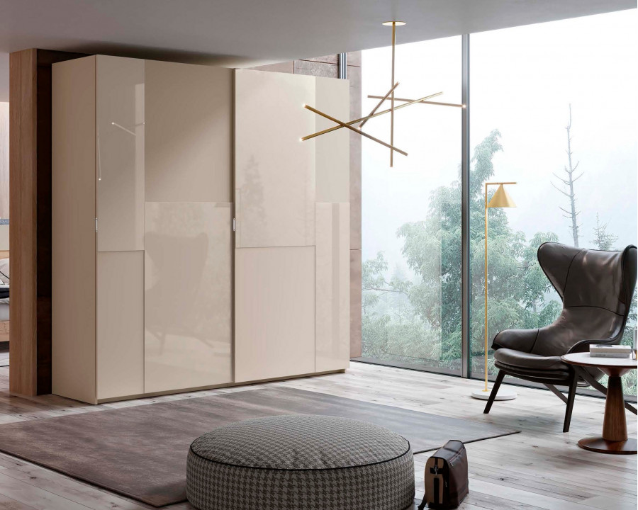 Garcia Sabate – Quadro Sliding Doors Wardrobe in Arena Matt/Cristal Arena