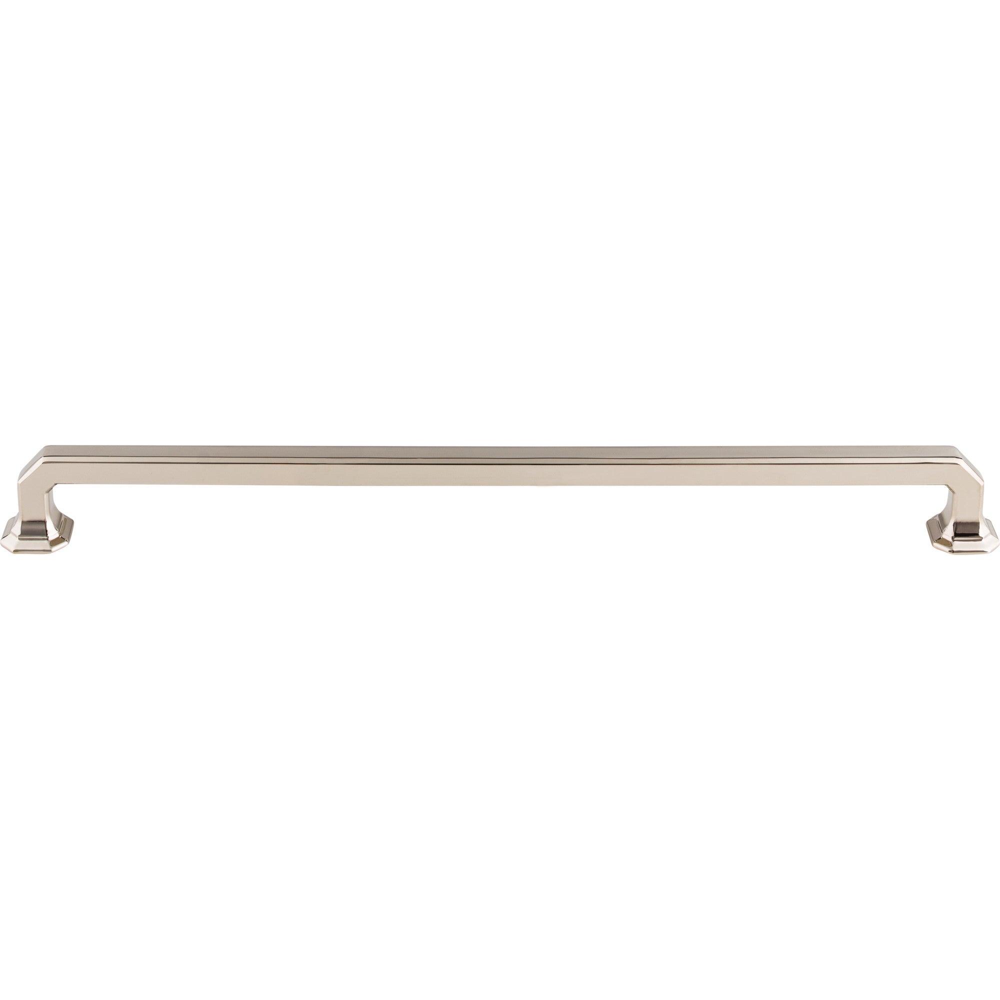 TOP KNOBS TK291PN Emerald 12″ Center to Center Bar Pull – Polished Nickel