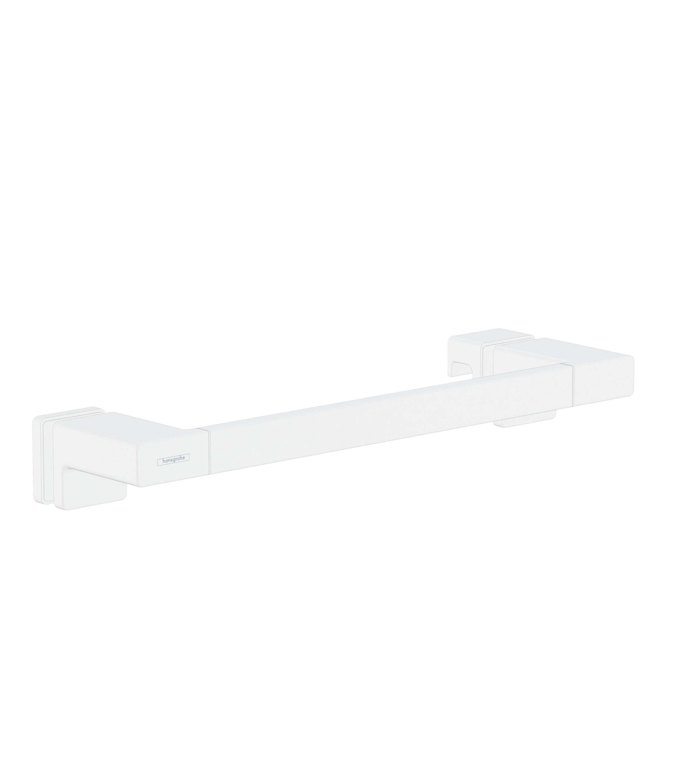 HANSGROHE 41759700 Matte White AddStoris Modern Shower Door Handle