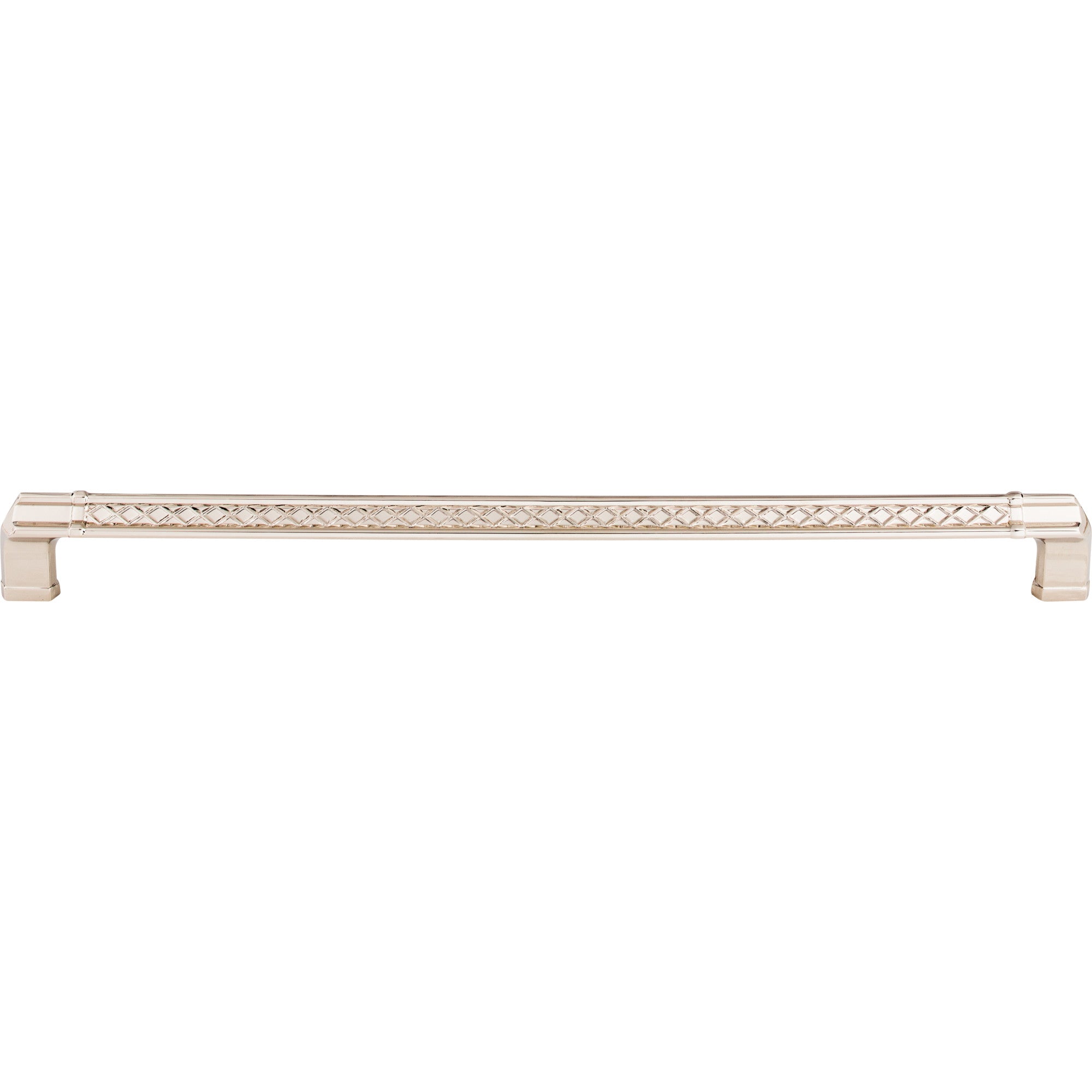 TOP KNOBS TK207PN Tower Bridge 12″ Center to Center Bar Pull – Polished Nickel