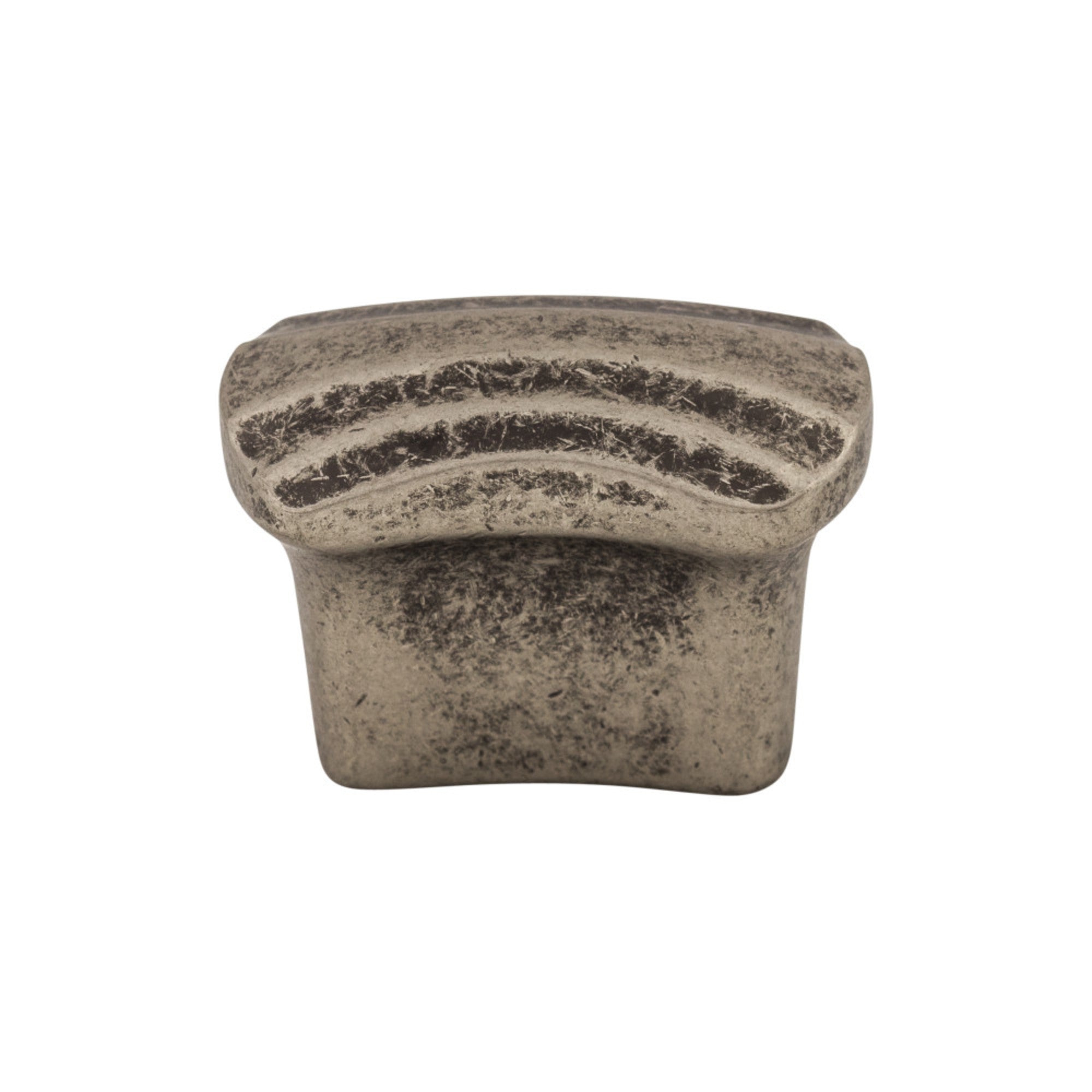 TOP KNOBS TK220PTA Victoria Falls 3/4″ Center to Center Rectangle Knob – Pewter Antique