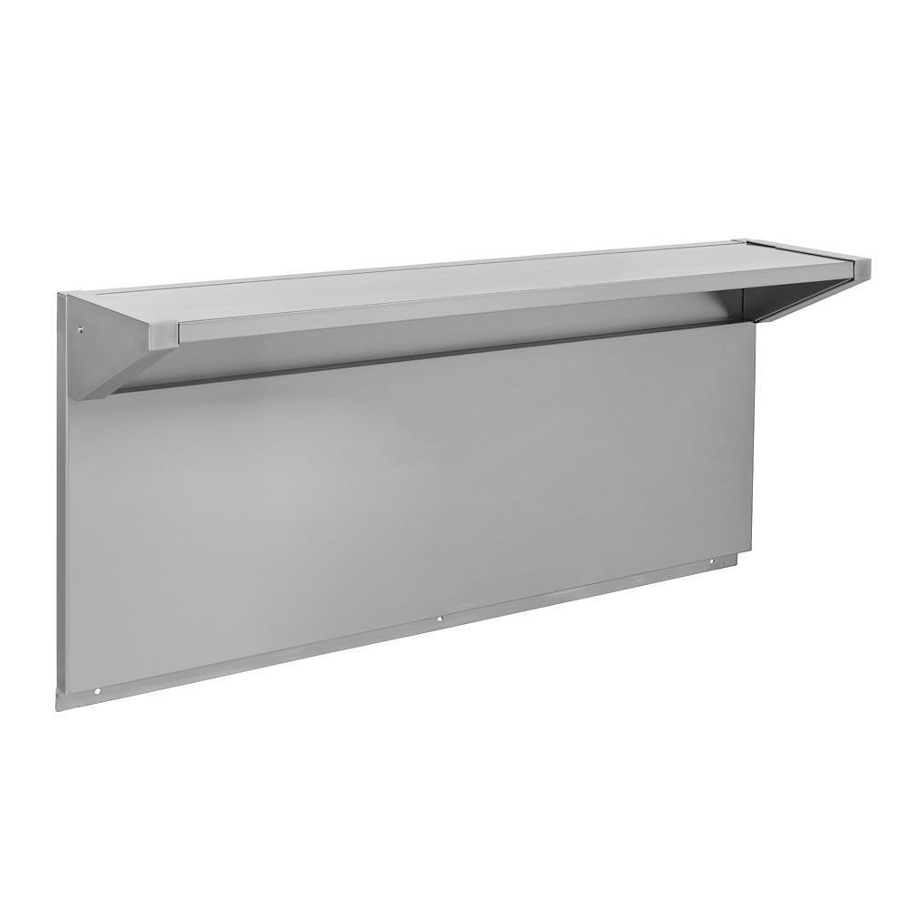 Tall Backguard with Dual Position Shelf – for 48″ Range or Cooktop