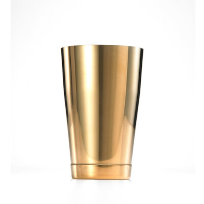 Mercer M37007GD – Barfly Shaker, 18 oz., 3-1/2″ dia. x 5″H, gold-plated mirror finish