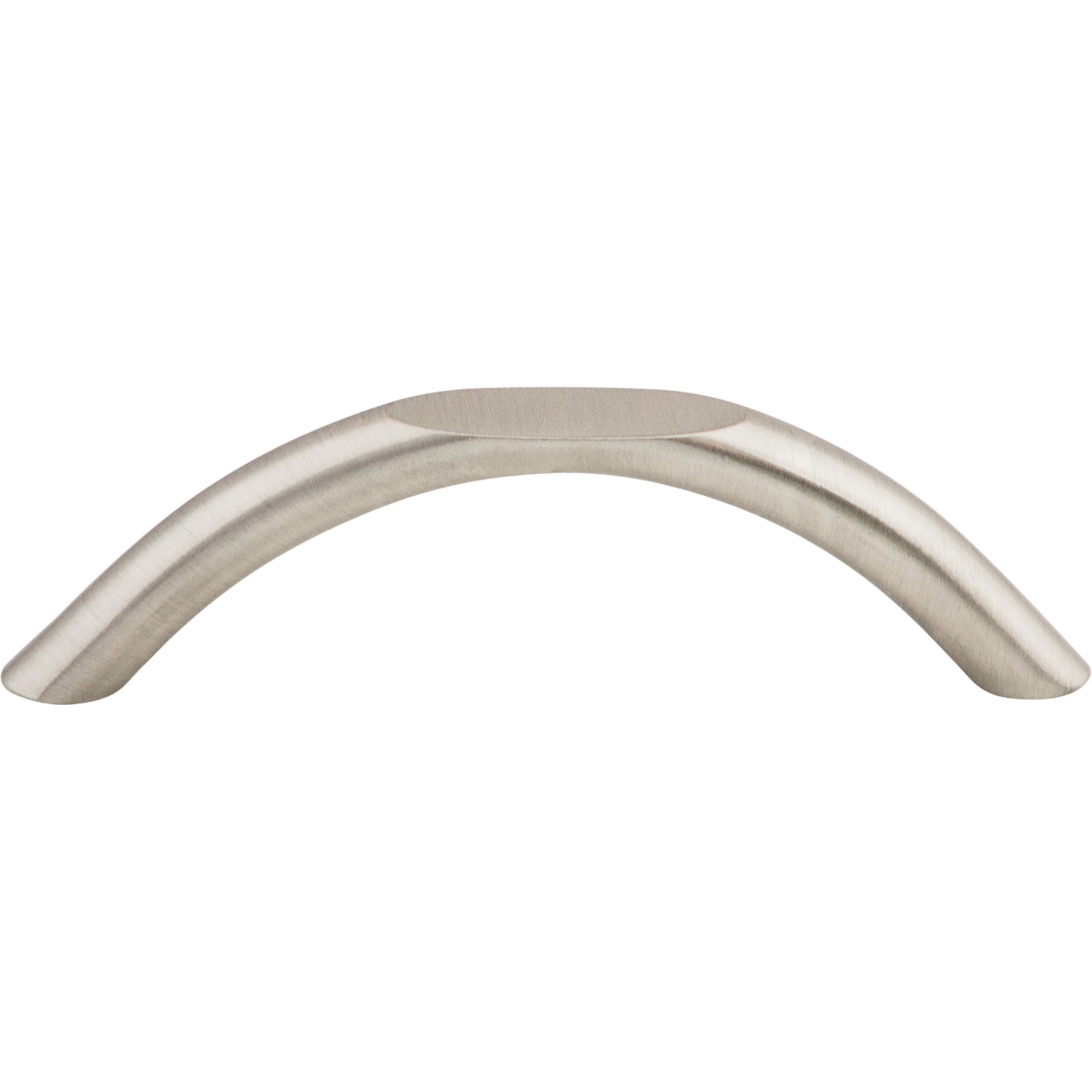 TOP KNOBS M541 Curved 3 3/4″ Center to Center Bar Pull , Brushed Satin Nickel