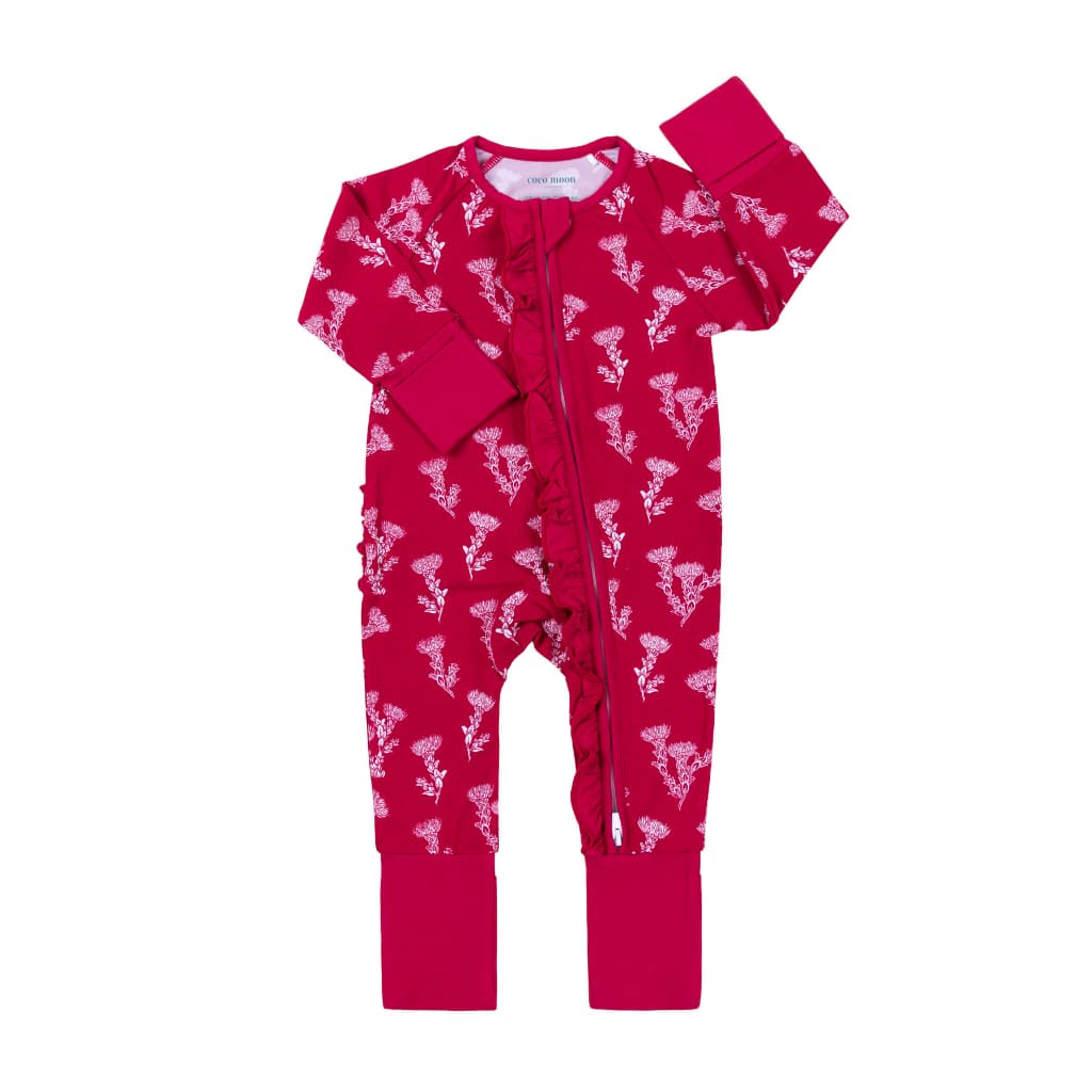 ʻōhiʻa Lehua Bamboo Ruffle Coverall