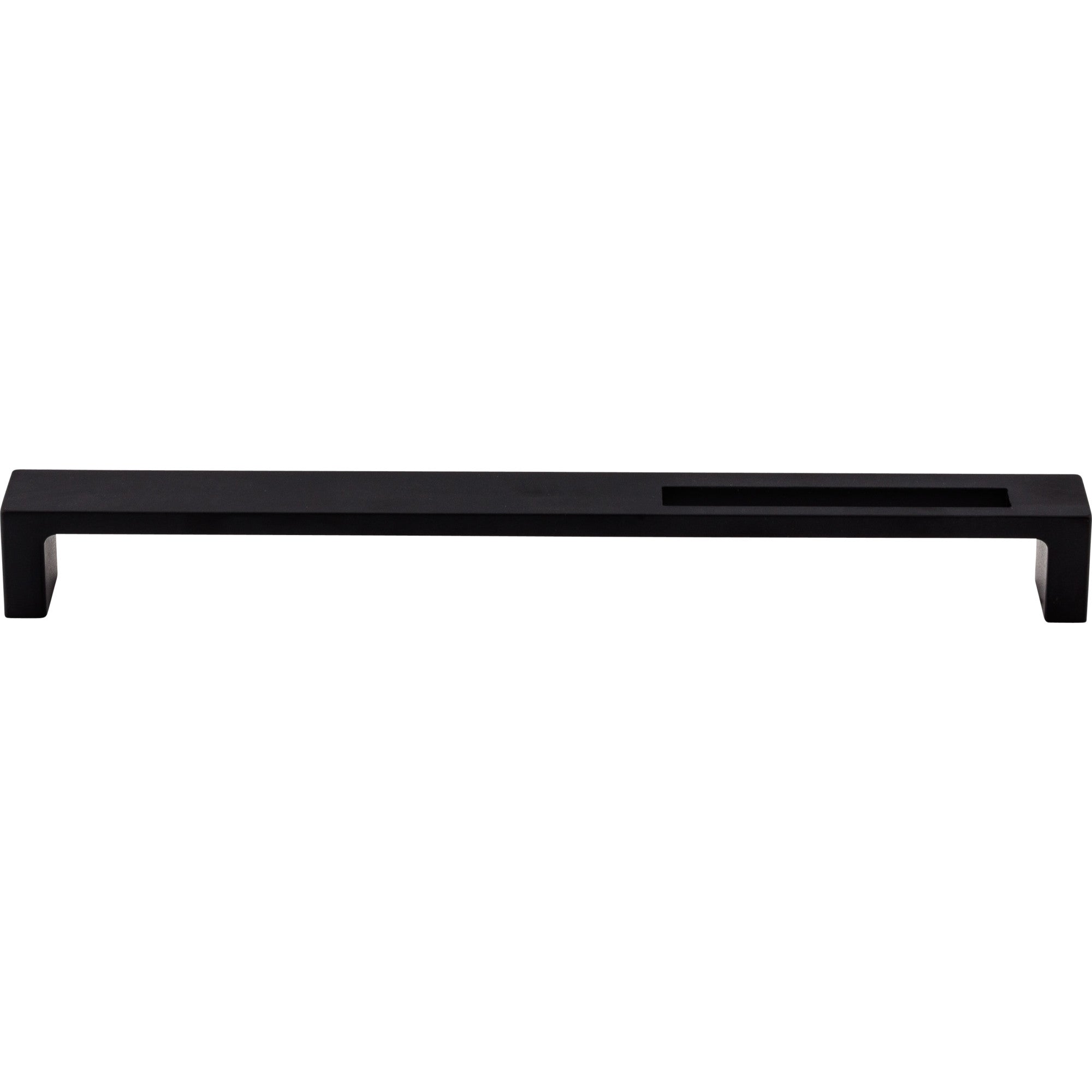 TOP KNOBS TK268BLK Modern Metro Slot 9″ Center to Center Bar Pull – Flat Black