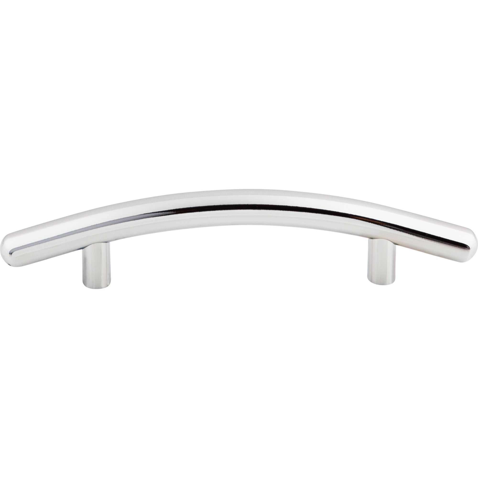 TOP KNOBS M533 Curved 3 3/4″ Center to Center Bar Pull – Polished Chrome