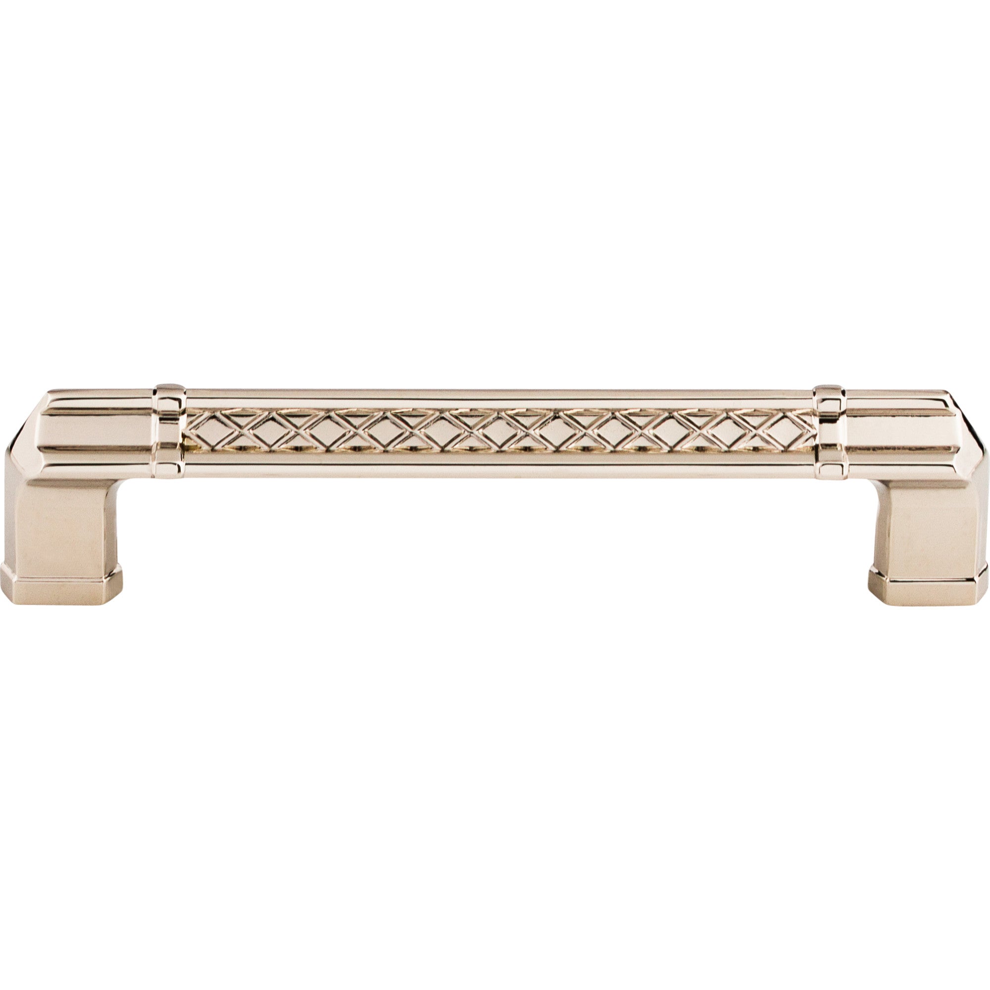 TOP KNOBS TK206PN Tower Bridge 5″ Center to Center Bar Pull – Polished Nickel