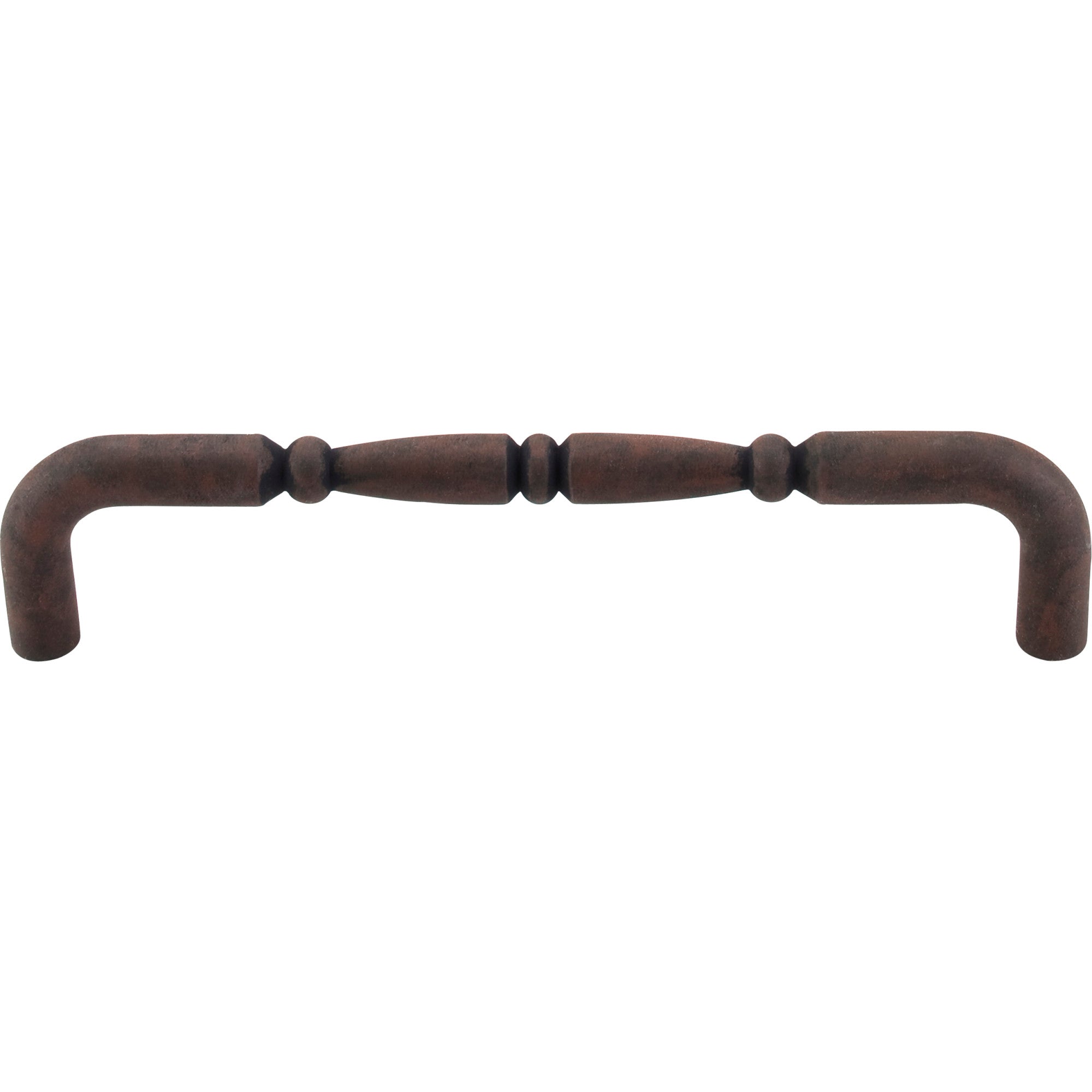 TOP KNOBS M798-7 Nouveau Ring 7″ Center to Center Bar Pull , Patina Rouge