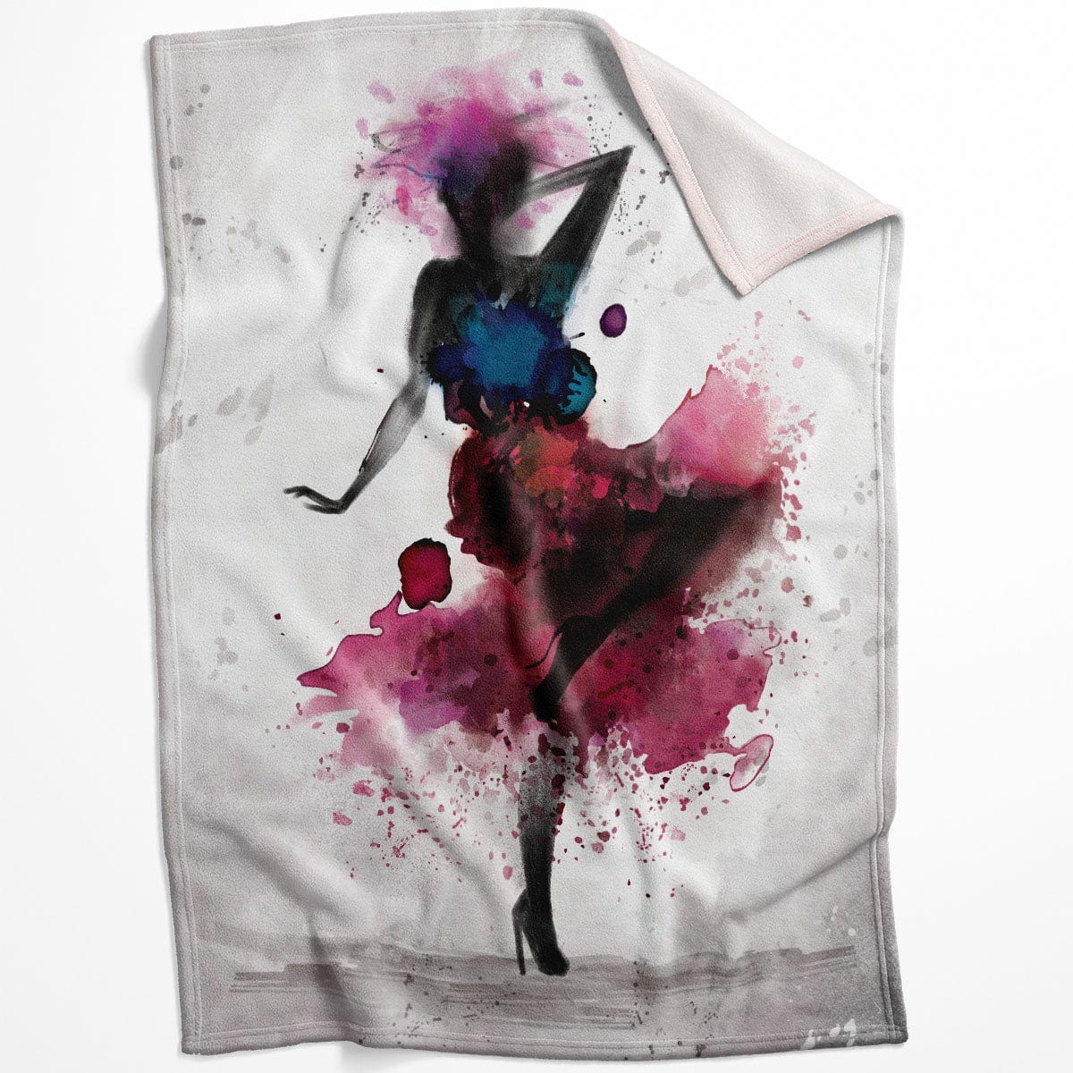 Watercolor Ballerina B Blanket