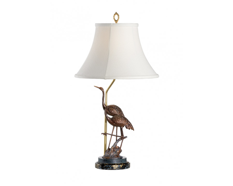 Wildwood – Kiawah Lamp in Combined Patinas, Brass