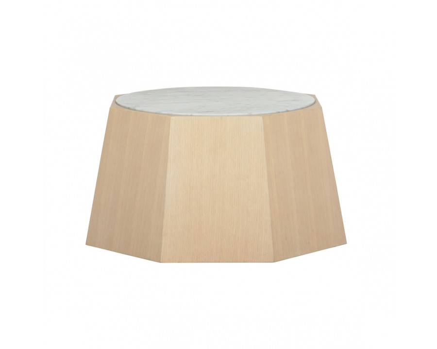 Wildwood – Laurence Coffee Table in Natural White, Wood