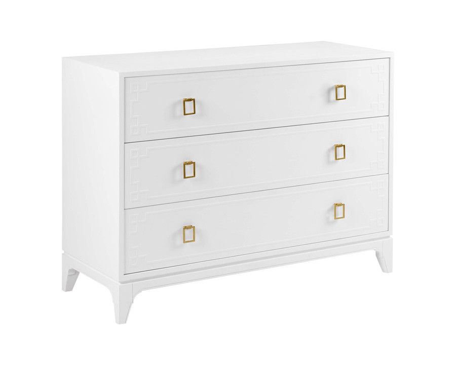 Wildwood – Greek Key Chest in Any Benjamin Moore Color, Wood