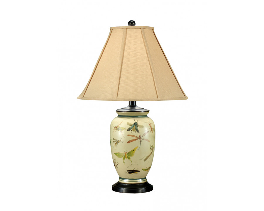 Wildwood – Flik Lamp in Hand Painted, Porcelain