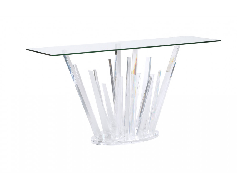 Wildwood – Geode Console in Clear