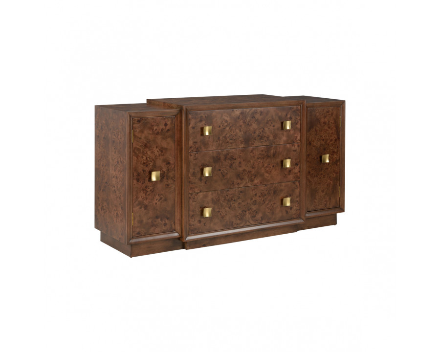 Wildwood – Robinson Cabinet in Burl Veneer, Wood