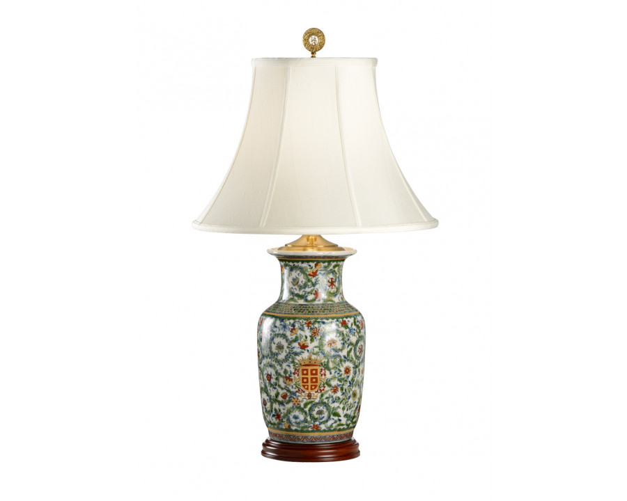 Wildwood – Herald Hiding Lamp in Hand Painted, Porcelain