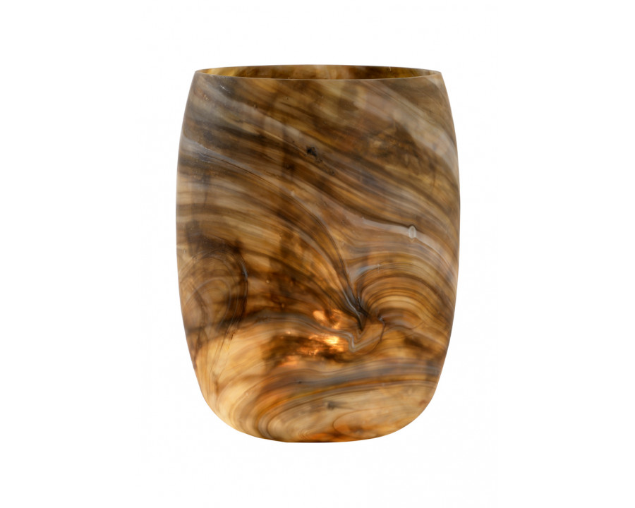 Wildwood – Mrs. Brown Lamp in Multi Brown, Glass